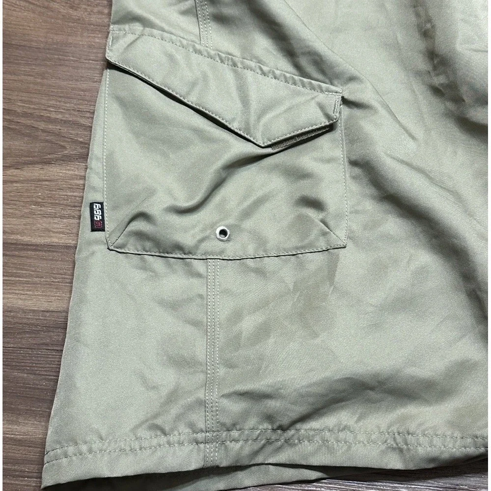 686 Six Eight Six Brown Cargo Hybrid Board Shorts Swimwear Men's Sz XL